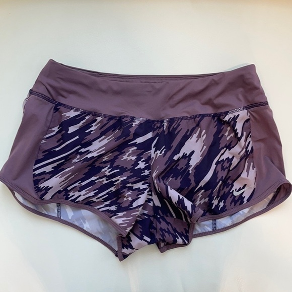 Nike Women’s Purple Running Shorts - Picture 1 of 7